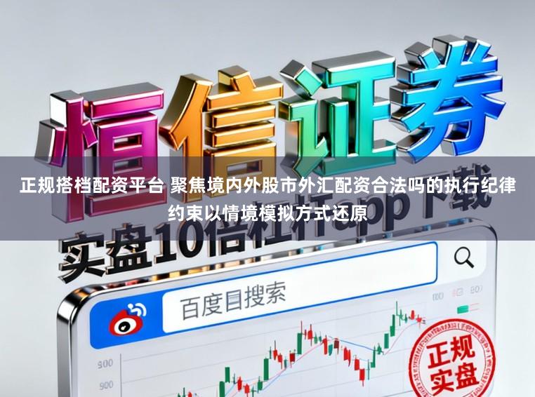 正规搭档配资平台 聚焦境内外股市外汇配资合法吗的执行纪律约束以情境模拟方式还原